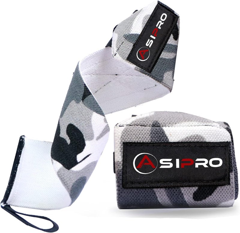 ASIPRO Wrist Wraps for Weightlifting 18" Wrist Straps for Weightlifting Weight Lifting Wrist Wraps for Men & Women, Muñequeras para Gym Wrist Support for Working Out, Gym Wrist Wraps for Powerlifting - Image 4